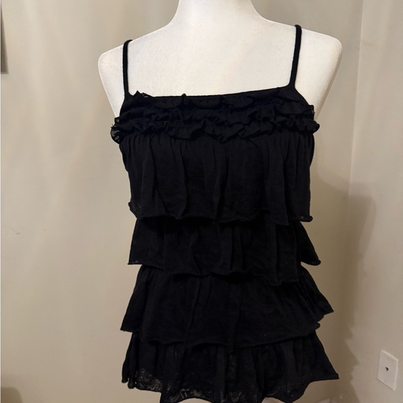 Express Tops - Express Black Layered Camisole
